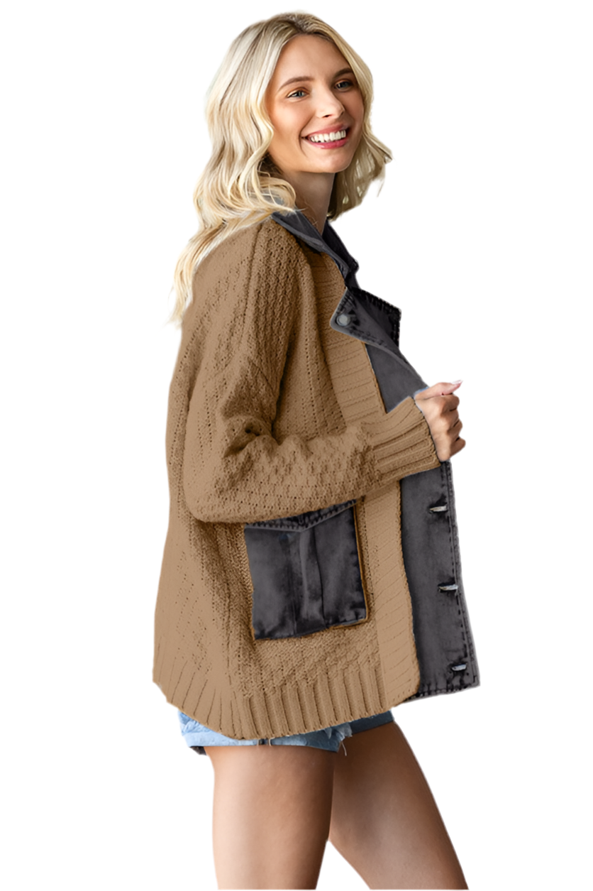 MILENA | CHAQUETA DE PUNTO VAQUERA