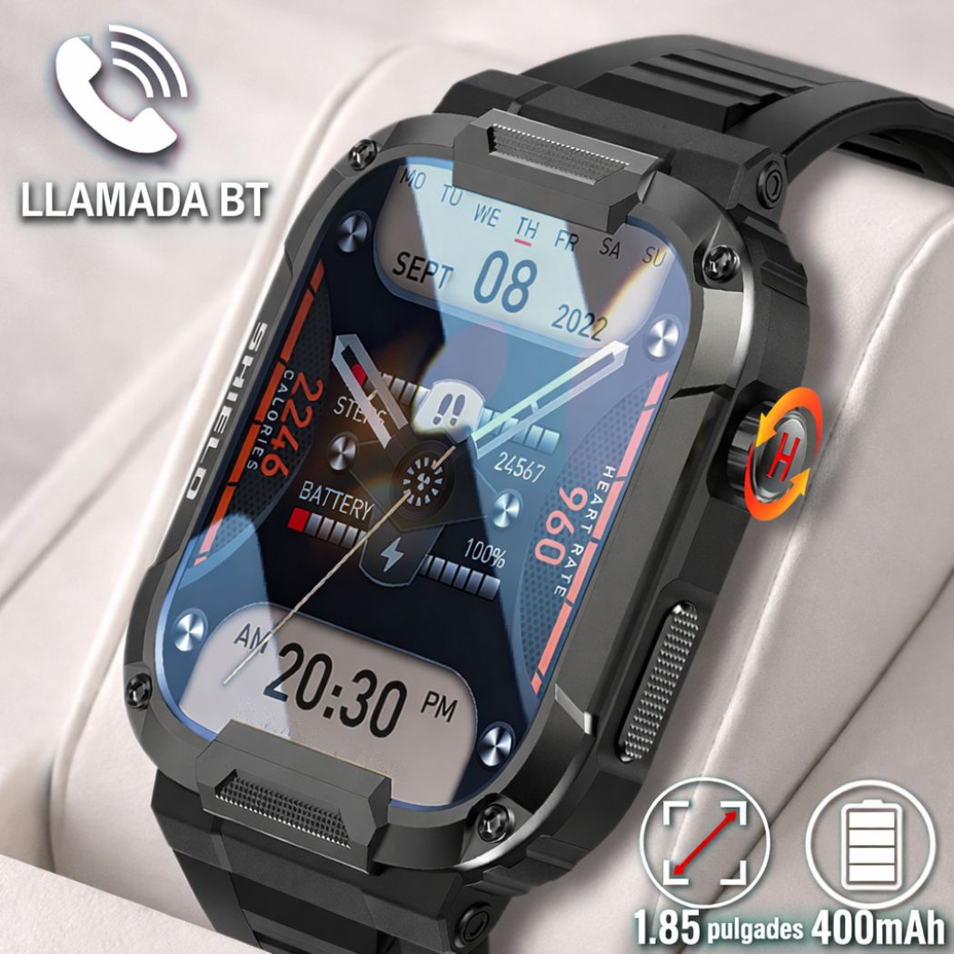 POWER SHIELO | Nuevo Reloj Inteligente Militar de Alta Gama 2026