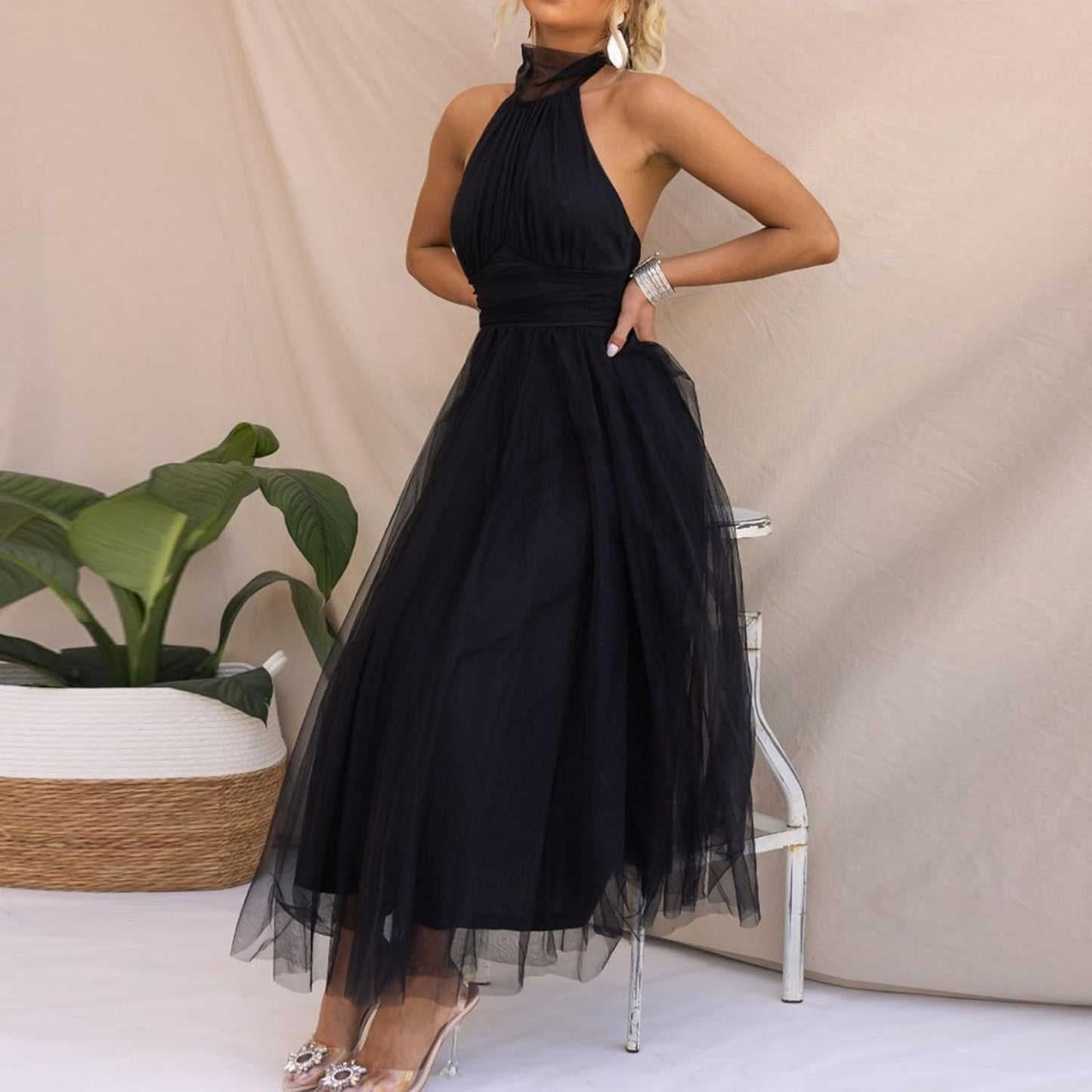 Dolce | Vestido con falda de tull