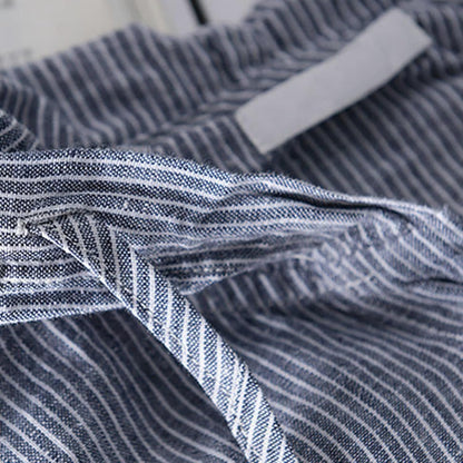 Sobrecamisa de lino con capucha