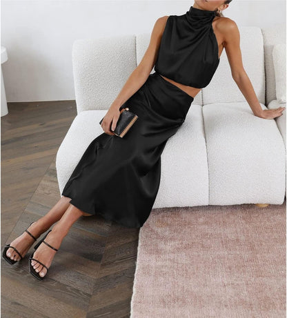 Julieta - Conjunto dos piezas de satén