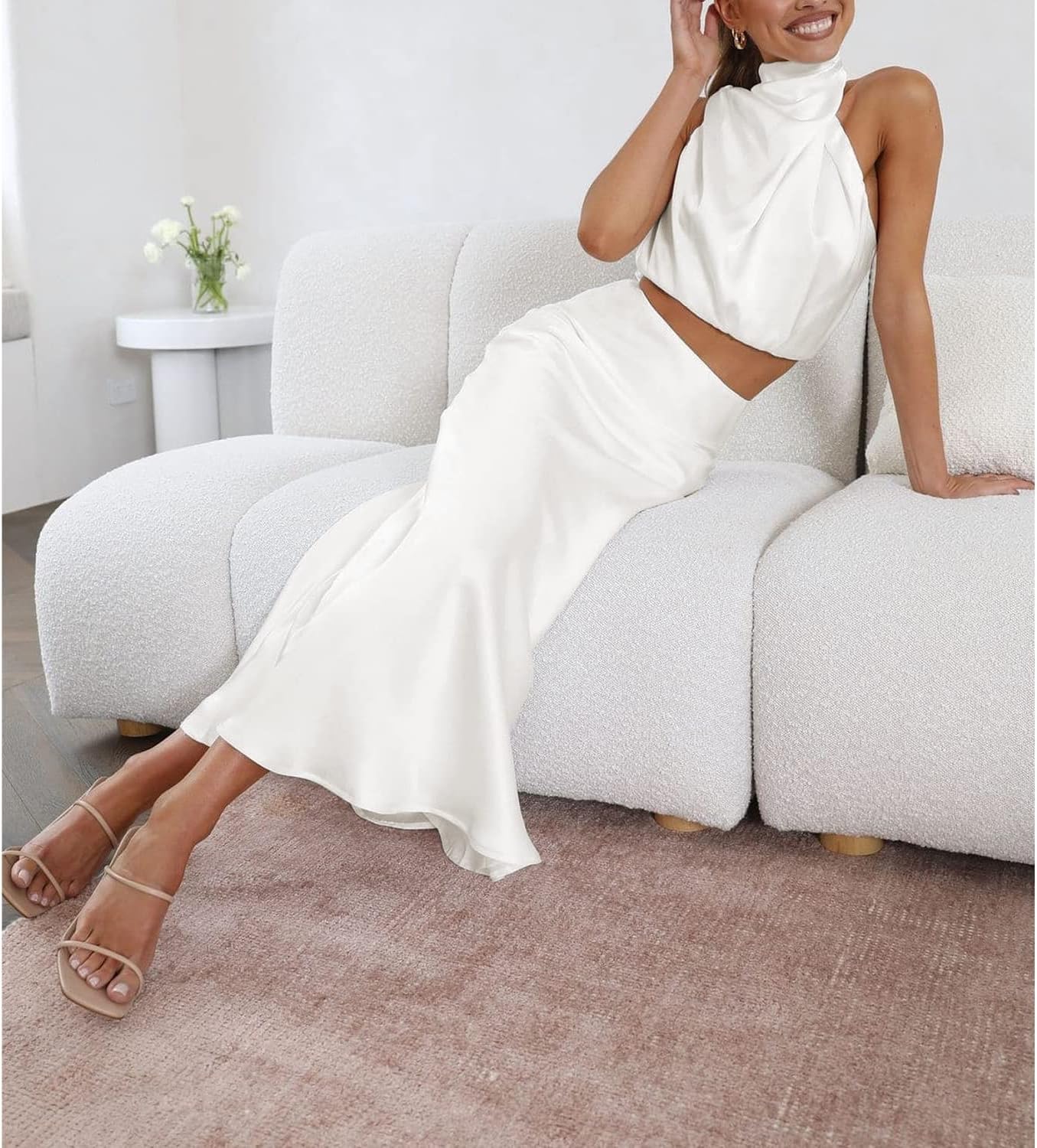 Julieta - Conjunto dos piezas de satén