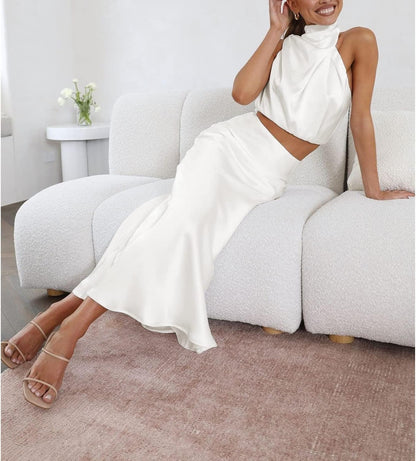 Julieta - Conjunto dos piezas de satén