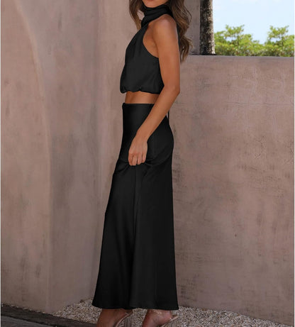 Julieta - Conjunto dos piezas de satén