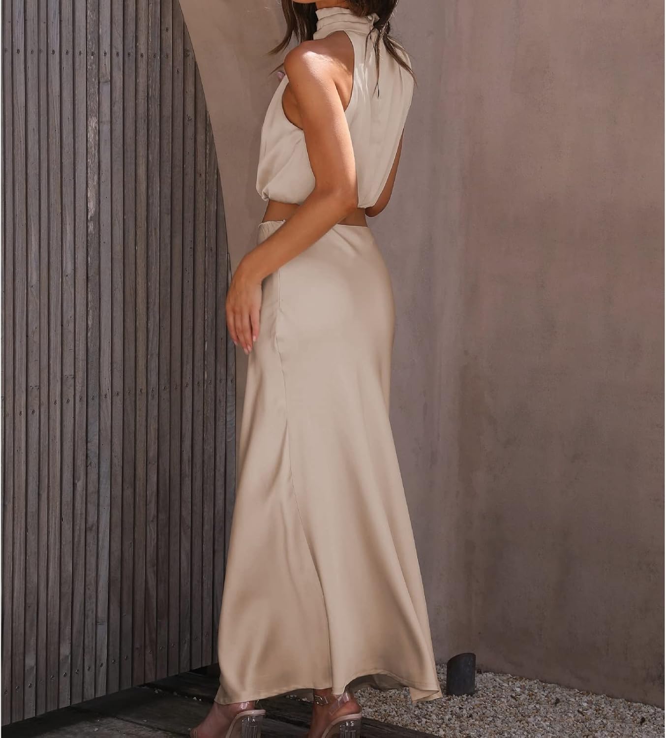 Julieta - Conjunto dos piezas de satén