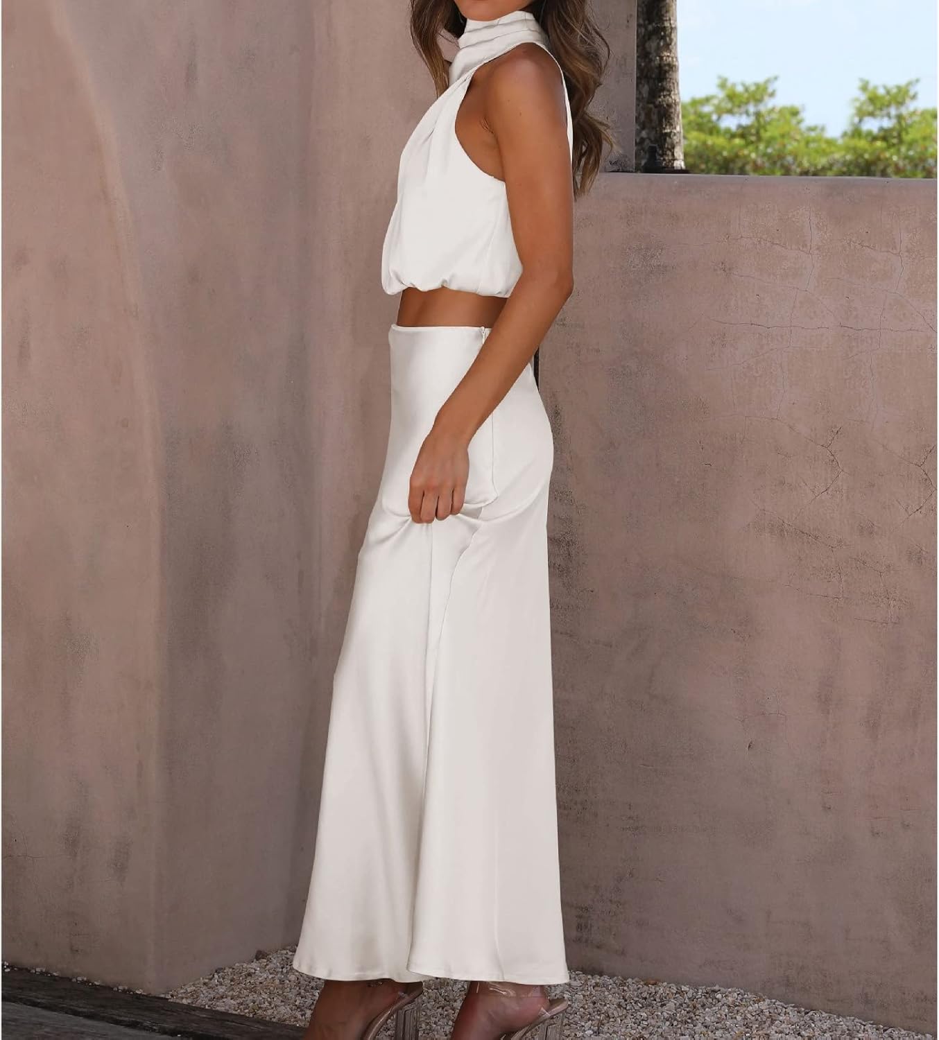 Julieta - Conjunto dos piezas de satén