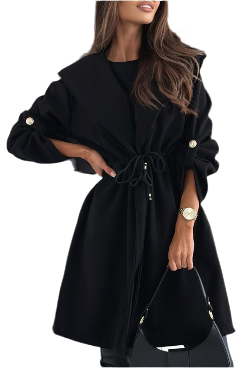 MOLY | ABRIGO LARGO CON CAPUCHA