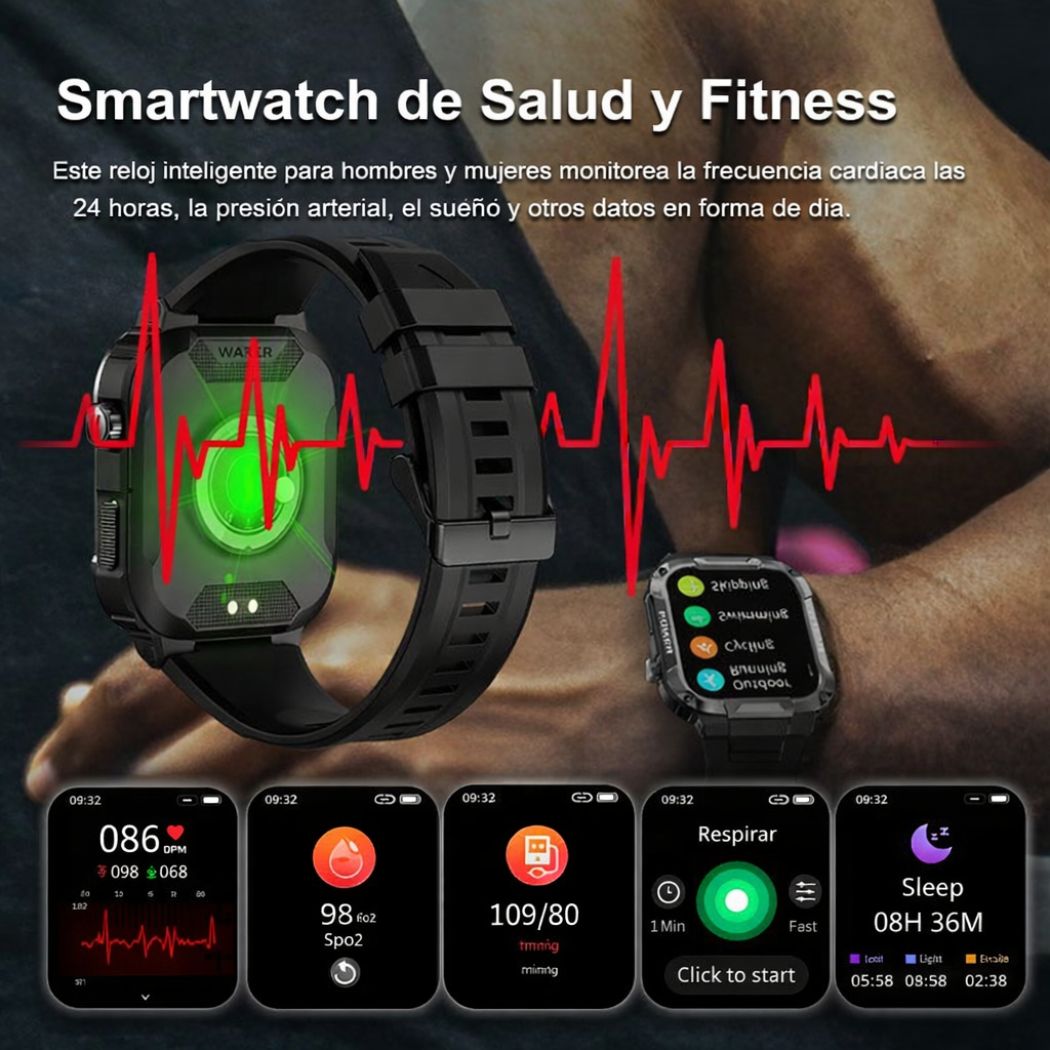 POWER SHIELO | Nuevo Reloj Inteligente Militar de Alta Gama 2026