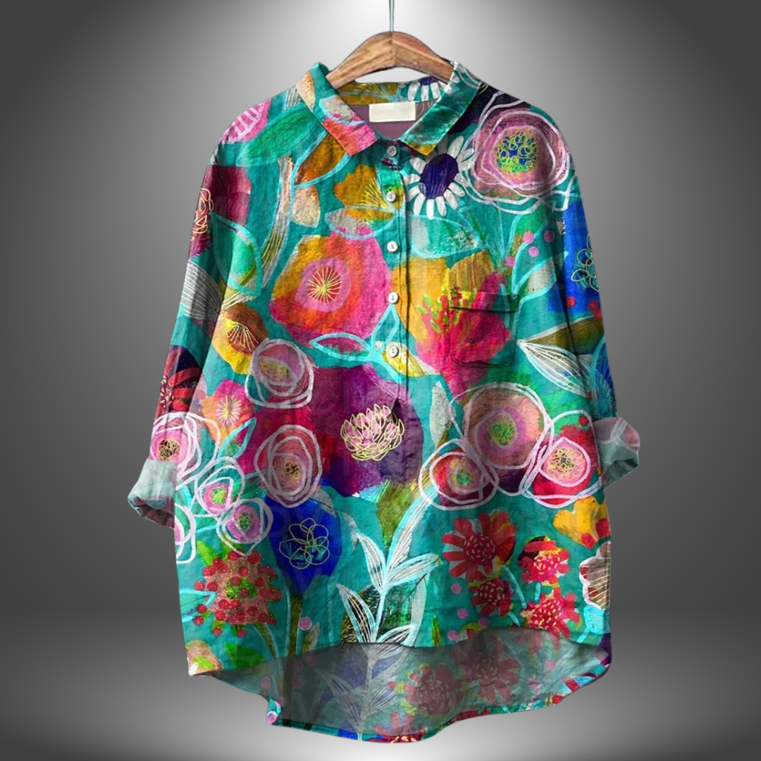 FLORA - CAMISA ESTAMPADA