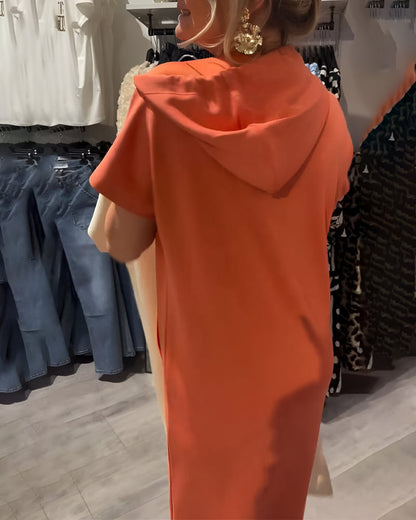 Saskia™ | Lässiges Kapuzenkleid
