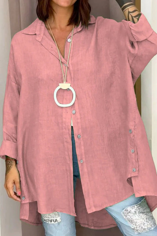 Blusa ancha de manga larga