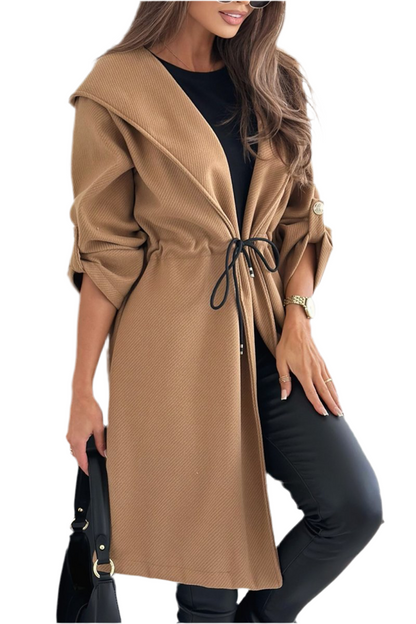 MOLY | ABRIGO LARGO CON CAPUCHA