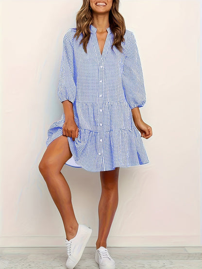 Paola - Vestido corto estampado