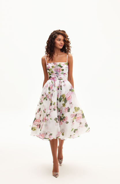 Celia - Vestido midi estampado