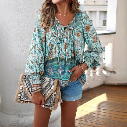 Selly - Top met Bloemenprint