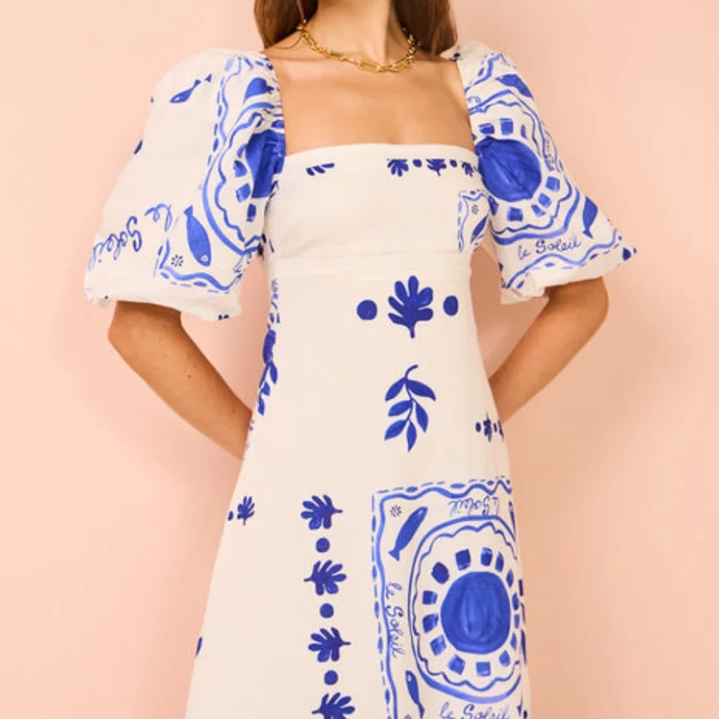 Fiore - Vestido largo estampado