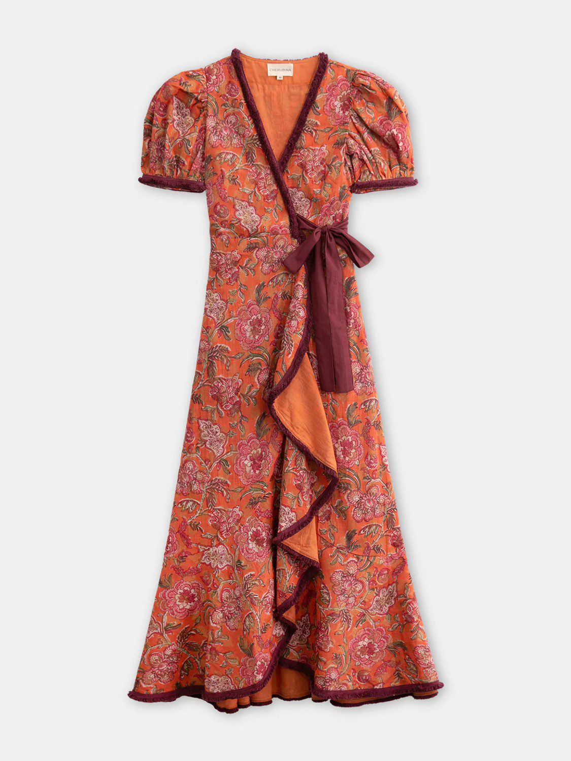 Rosa - Vestido largo estampado