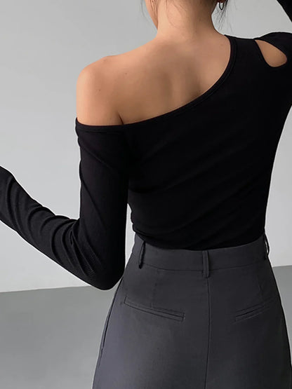 ALDO - TOP DE PUNTO AJUSTADO CON ABERTURAS