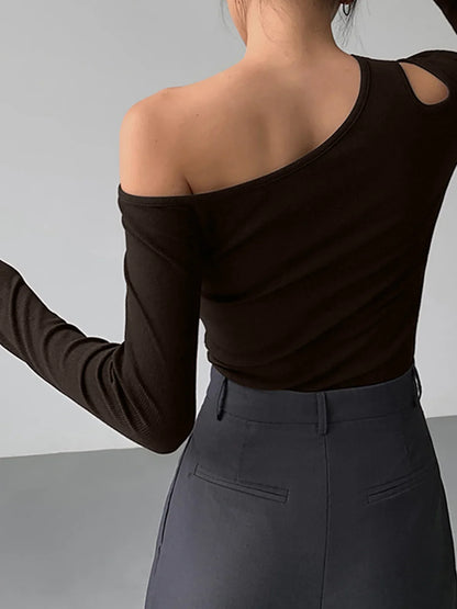 ALDO - TOP DE PUNTO AJUSTADO CON ABERTURAS