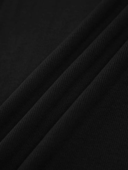 ALDO - TOP DE PUNTO AJUSTADO CON ABERTURAS