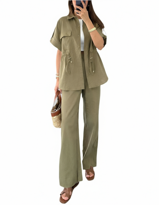 NOELIA | TRAJE DE LINO LIJERO