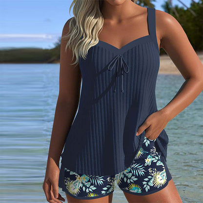 Laluna® | Tankini Gestreept met Tweedelig Strandbroekje