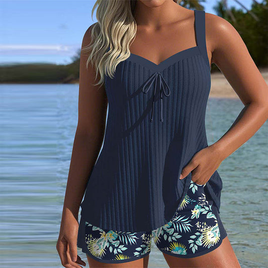 Laluna® | Tankini Gestreept met Tweedelig Strandbroekje