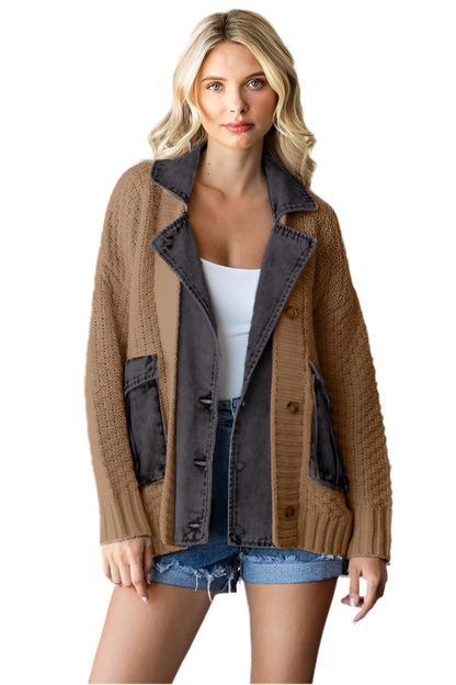 MILENA | CHAQUETA DE PUNTO VAQUERA
