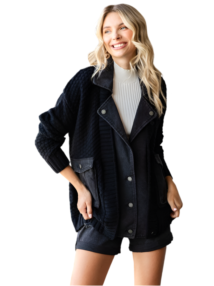 MILENA | CHAQUETA DE PUNTO VAQUERA