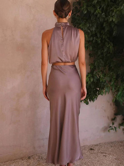 Julieta - Conjunto dos piezas de satén