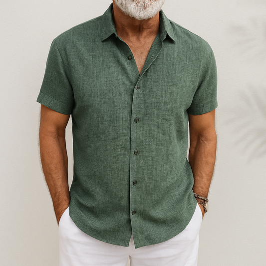 Lenoir™ | Chemise Lin Élégance Homme