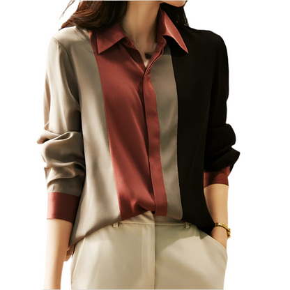 AURELIA | CAMISA DE SATÉN