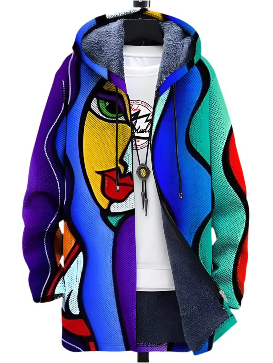 Alin | Chaqueta lujoso de inspiración artística