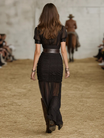 DAKOTA™ | Vestido Western Sofisticado