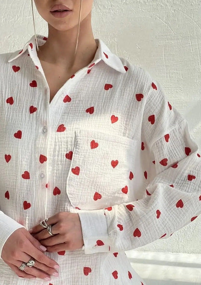Conjunto de camisa y pantalón corto Love Wins