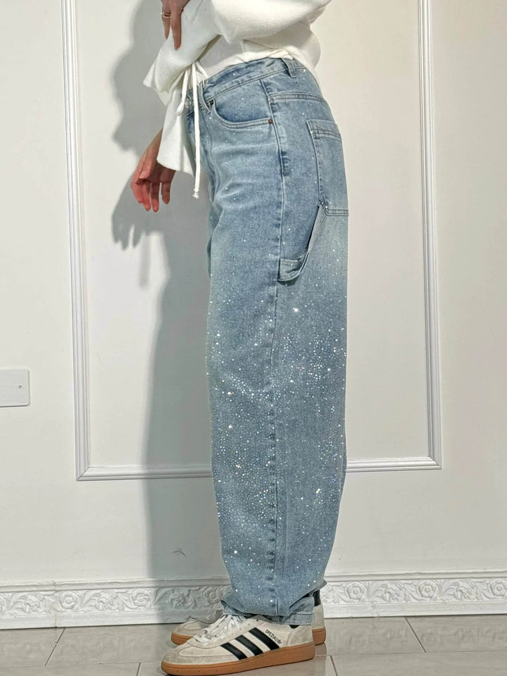 Lucía™ | Jeans Balloon Brillo Sutil