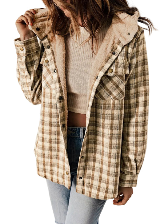 BELÉN | CHAQUETA DE CUADROS CON FORRO