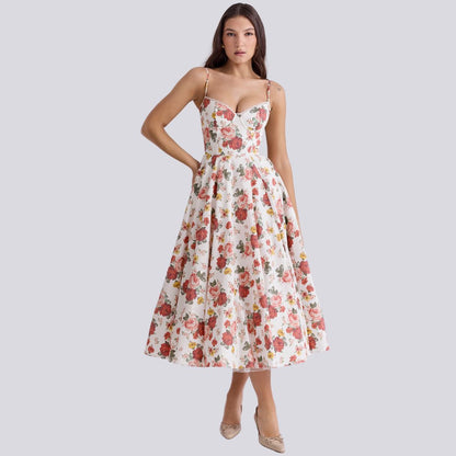 Onaya - Vestido midi con corsé