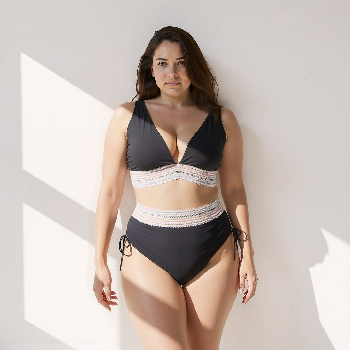 Noor - Hoge Taille Bikini Set