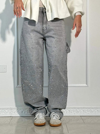 Lucía™ | Jeans Balloon Brillo Sutil