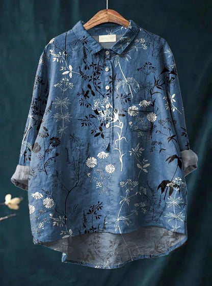 Elisa | Blusa clásica con flores