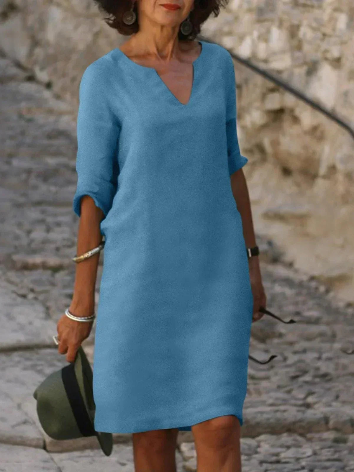 Celeste™ | V-hals Jurk