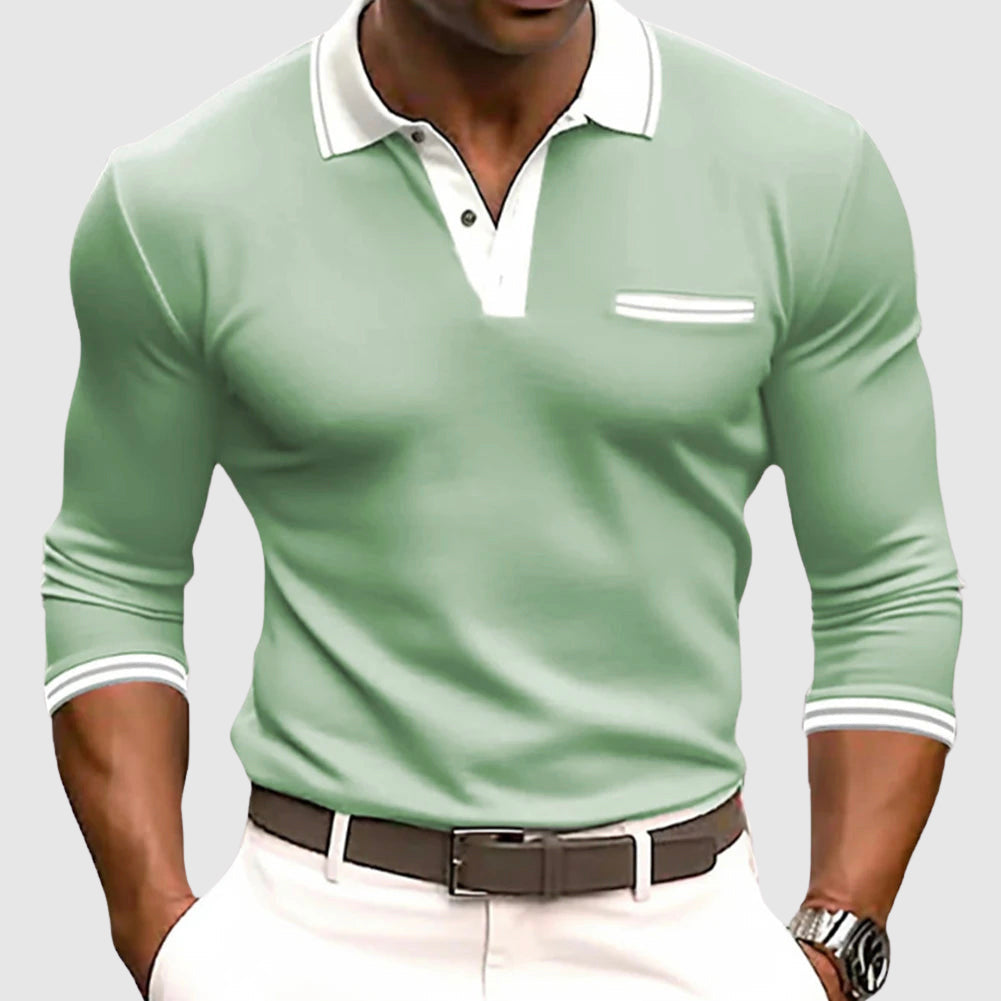 Lenoir™ | Chemise à détails contrastés élégants