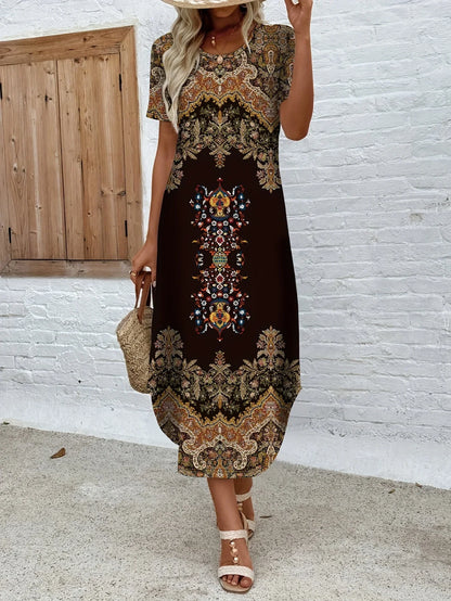Lena | Elegante Casual Jurk met Losse Pasvorm