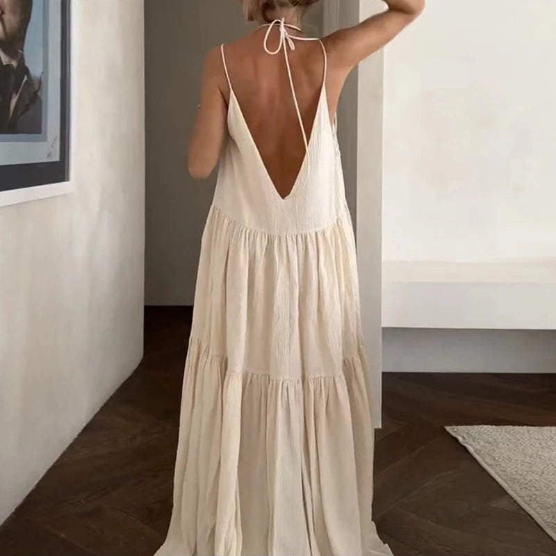 Zahara - Vestido largo de tirantes