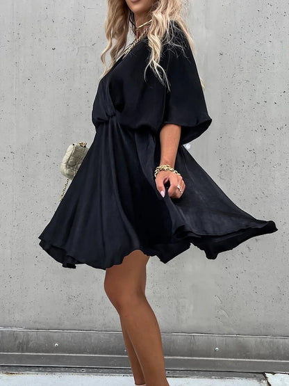 Lina™ - Vestido Boho Beige con Escote en V