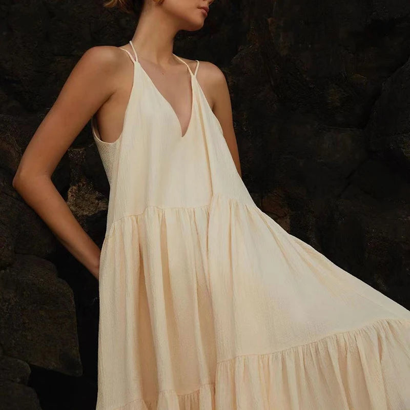 Zahara - Vestido largo de tirantes