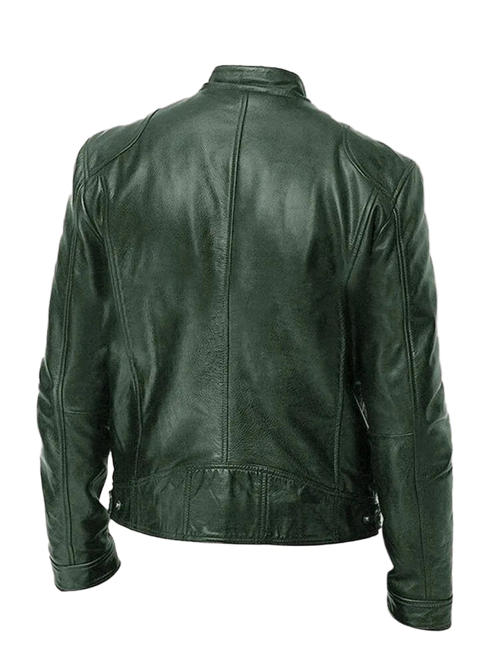 LEO | CHAQUETA DE CUERO INFORMAL