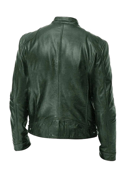 LEO | CHAQUETA DE CUERO INFORMAL