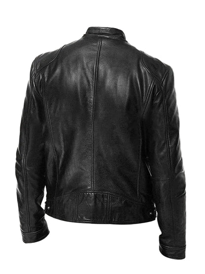 LEO | CHAQUETA DE CUERO INFORMAL